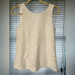 Lilly Pulitzer White Tanktop XXS